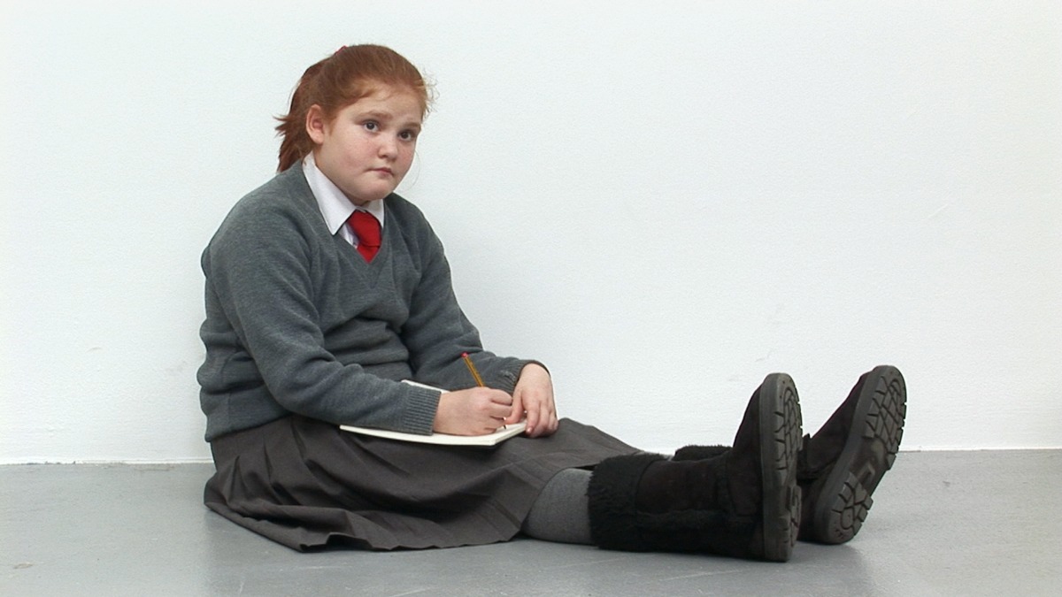 Rineke Dijkstra, Ruth Drawing Picasso, 2009 (video still) © Rineke Dijkstra