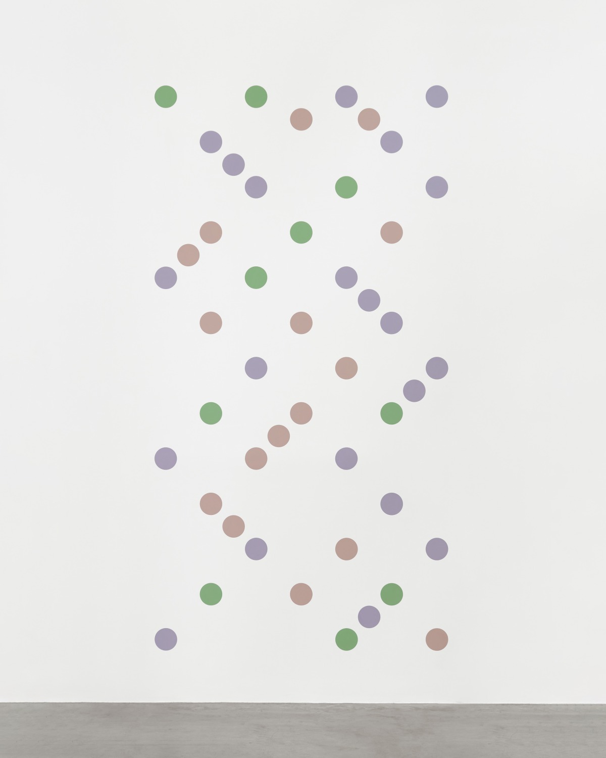 Bridget Riley, Ascent (Wall Painting), 2023, photo: def image