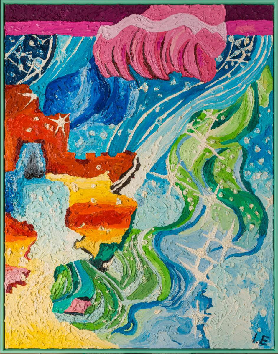 Ida Ekblad, The Girls Will Bring You Nightmares, 2020. Photo: Prallan Allsten/Moderna Museet, © Ida Ekblad