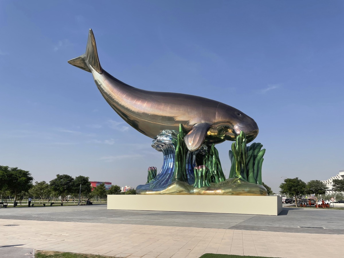 Jeff Koons, Dugong, 2020–2022, Photo: Iwan Baan, © Jeff Koons